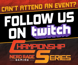Can't attend an event? Follow us on Twitch! twitch.tv/NRGSeries